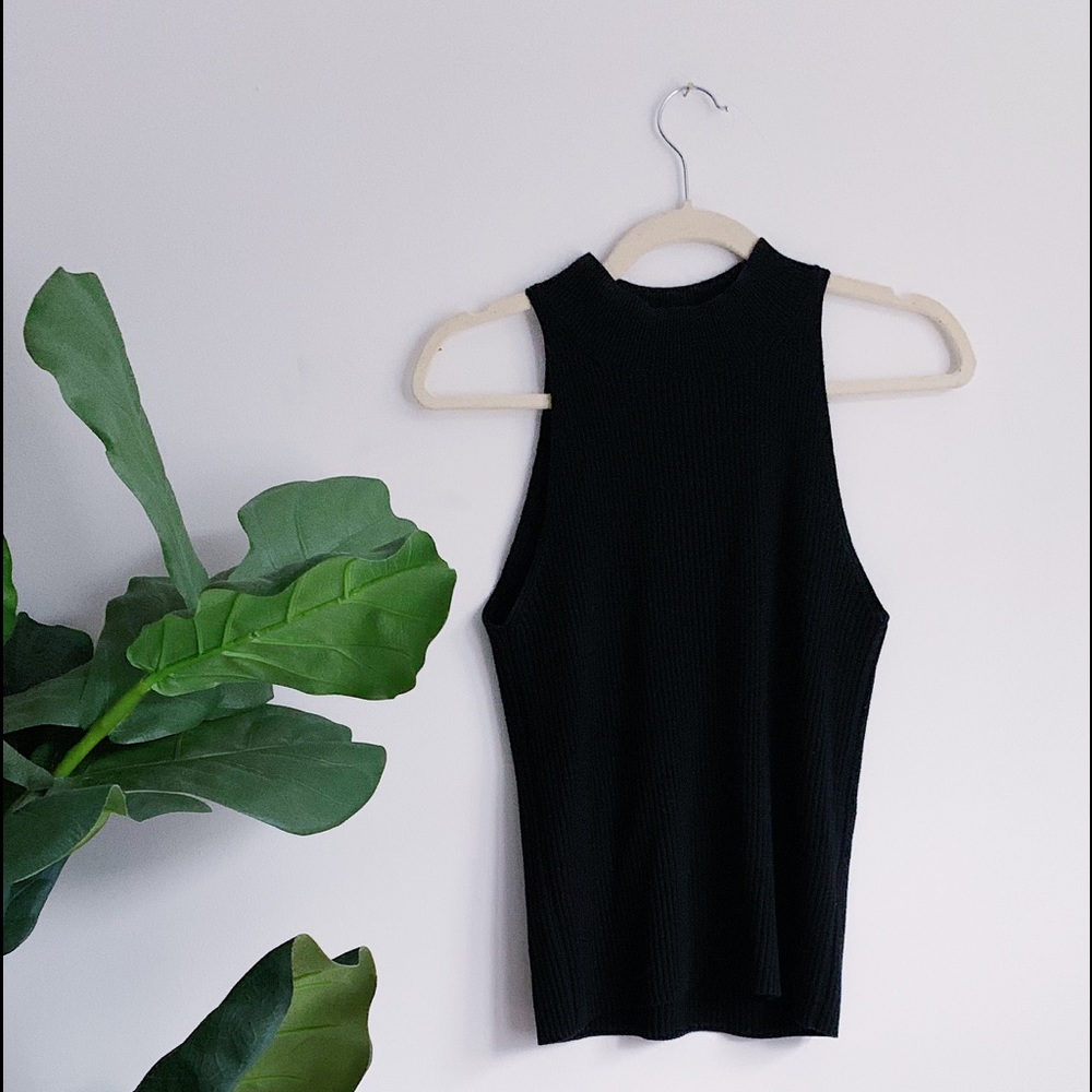 MADEWELL | black sleeveless top ( Small )
